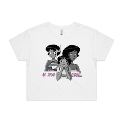 Mood Crop Top - AS COLOUR - Women's Crop Tee Thumbnail