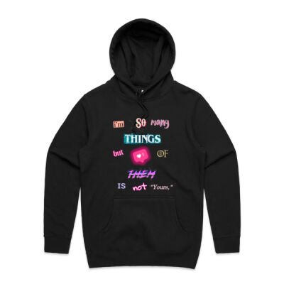 "Yours" Unisex Hoodie - AS Colour - Stencil Hood - Unisex Thumbnail